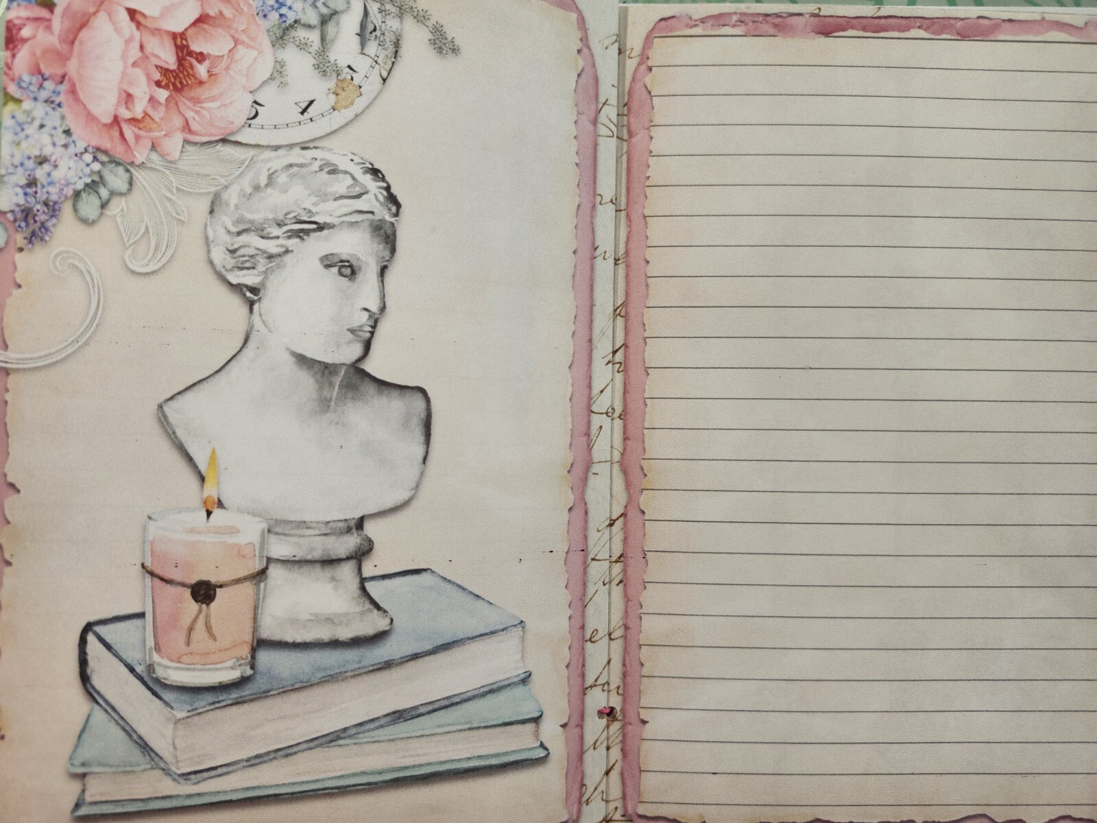 Junk Journal Booklet “POETRY 2” Prose Author Journal Diary Lots of Ephemera!