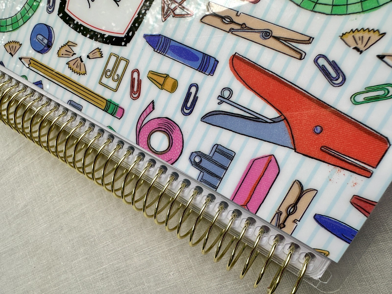Erin Condren 12-Month Spiral Teacher Planner (Aug – Jul), 7”x9” Weekly