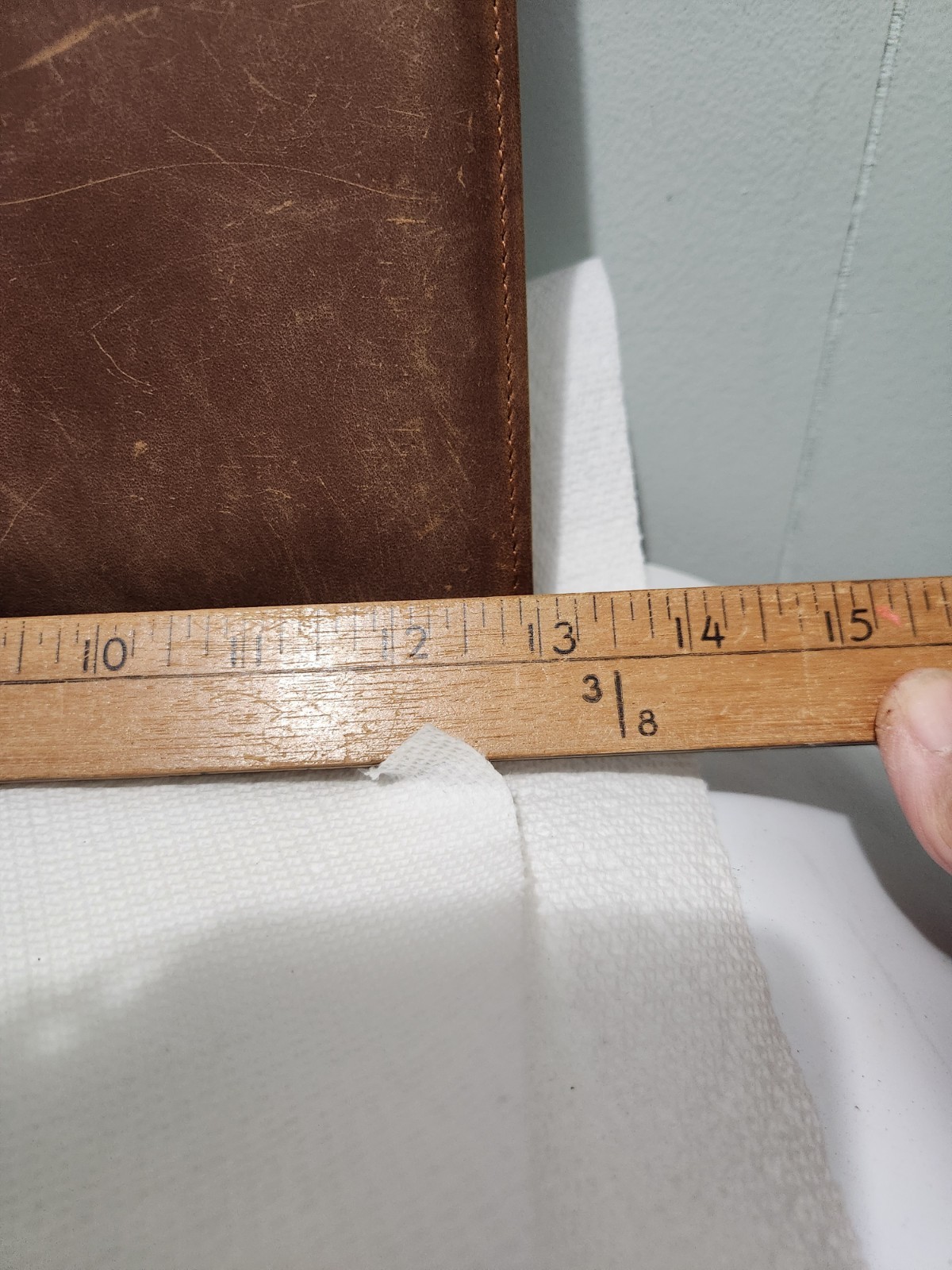 Ringsun Leather Portfolio Organizer with Zipper Padfolio