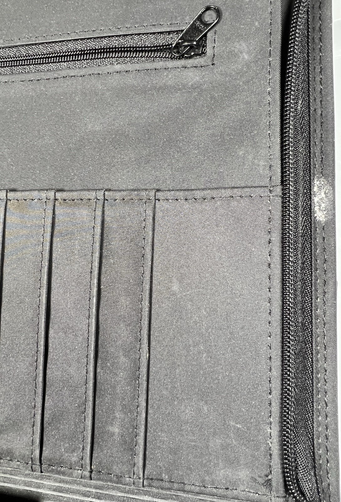 UPS Zippered Portfolio Organizer Binder Document Case Business Padfolio
