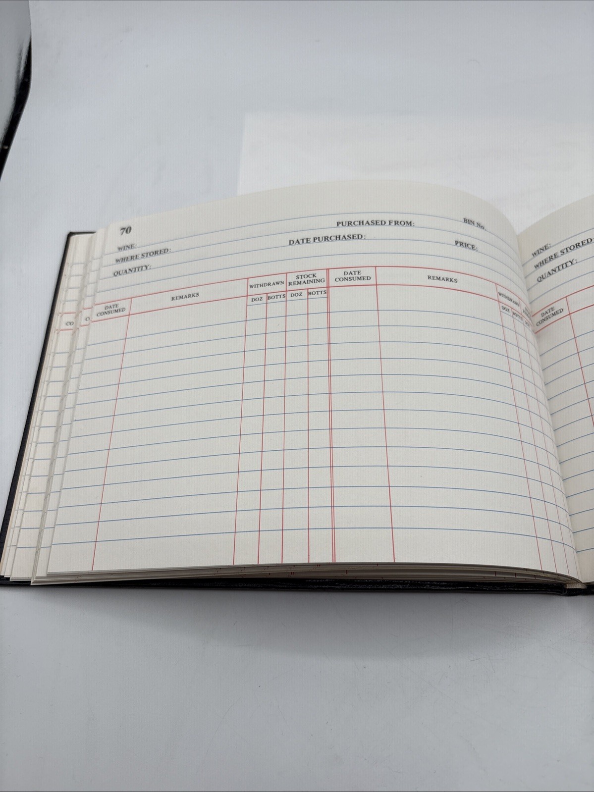 Smythson of Bond Street Cellar Book Leather Cover