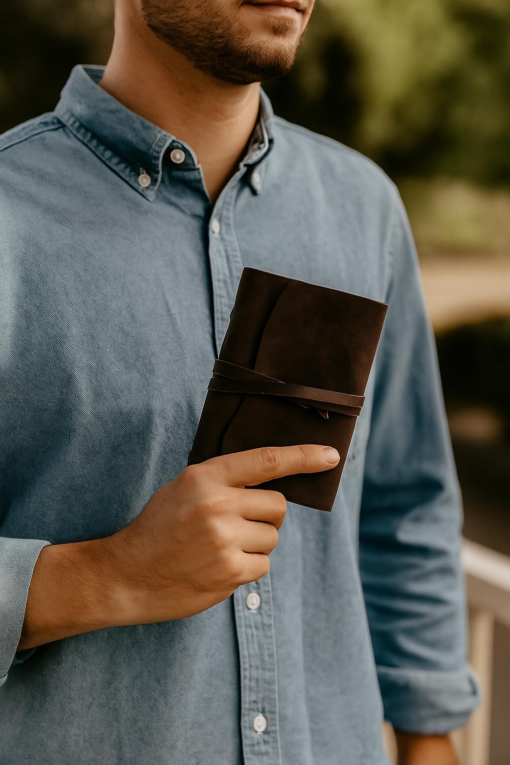 Leather Journal Notepad, Small Notebook 4.8×6.5 Inches Lined Diary Vintage Style