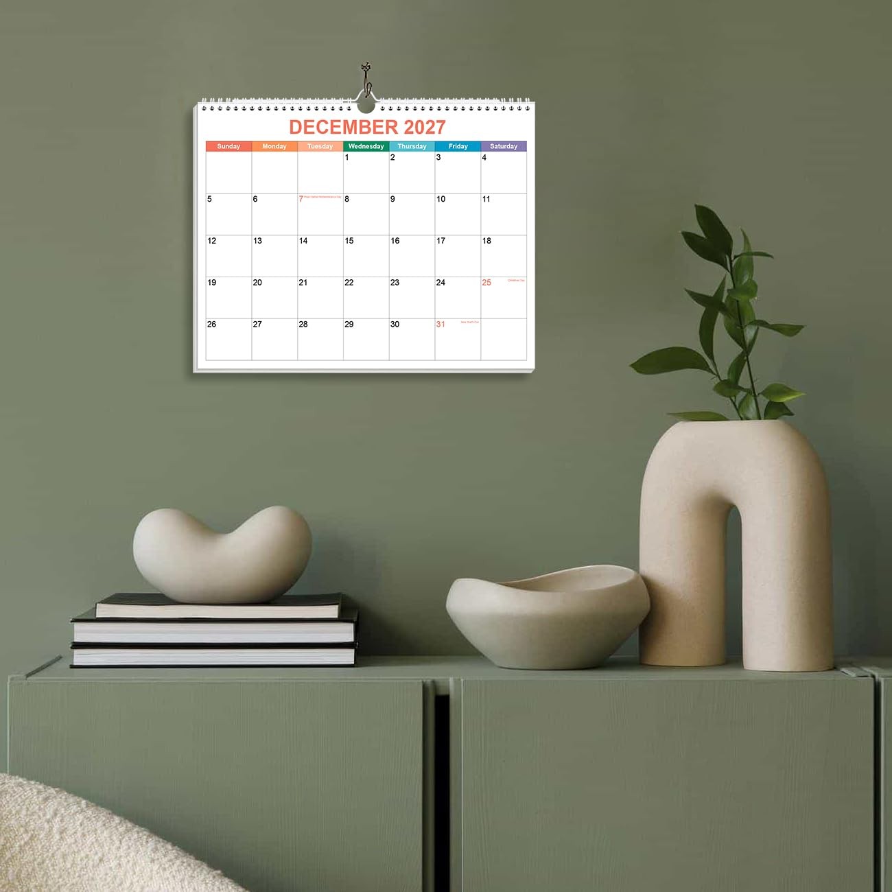 Calendar 2026-2027, Wall 2026-2027 from June 8.5″ x 11″, Colorful