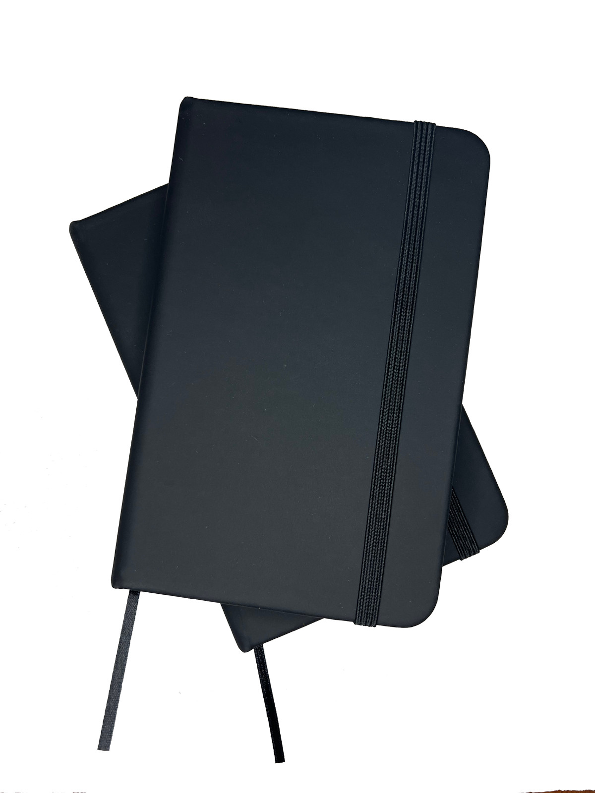 2-Pack Small Hardcover Notebooks 3.5 x 5.5 Pocket Journal Black 150 Ruled Pages