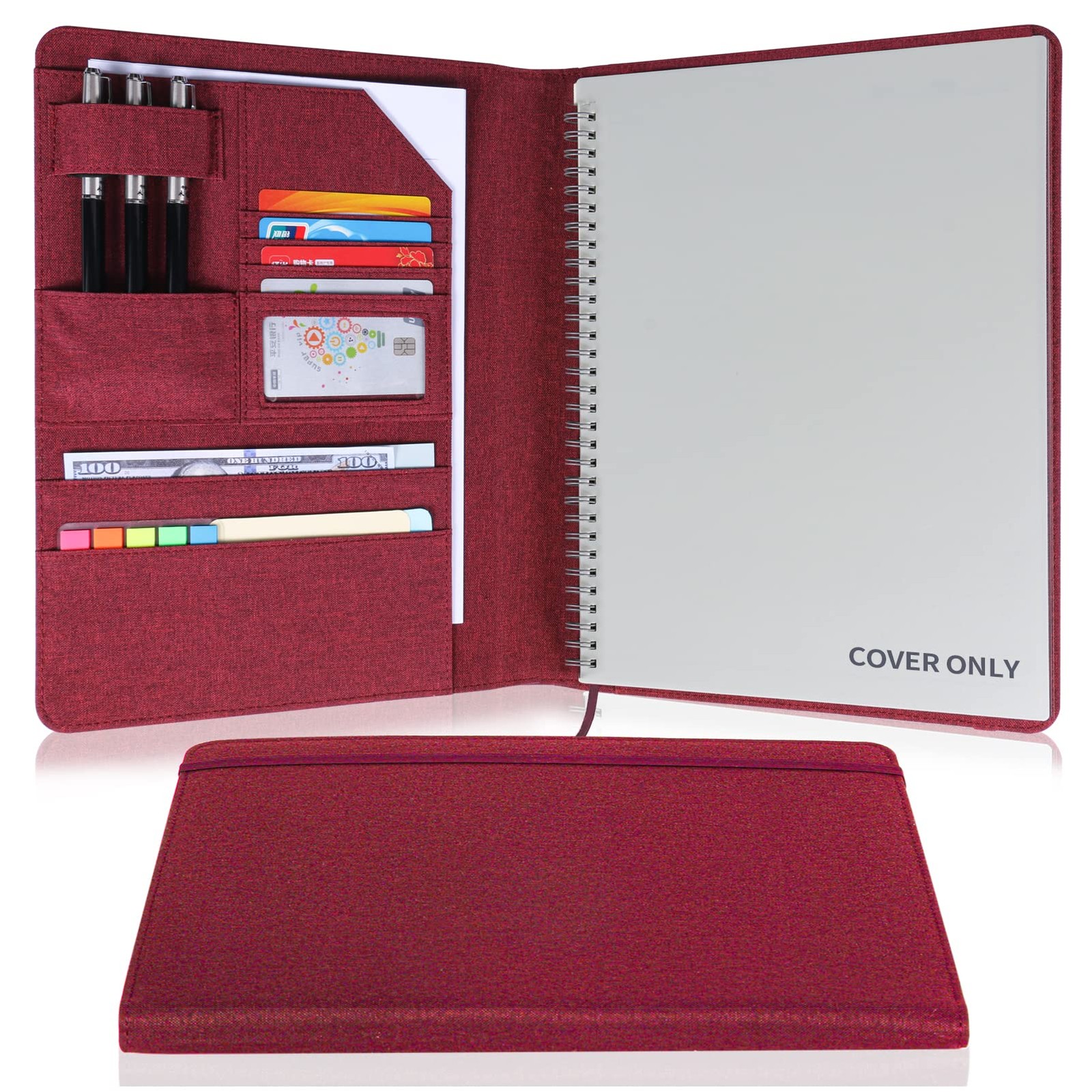 Folio Planner Cover for Rocketbook Notebook– Waterproof Portfolio Organizer F…
