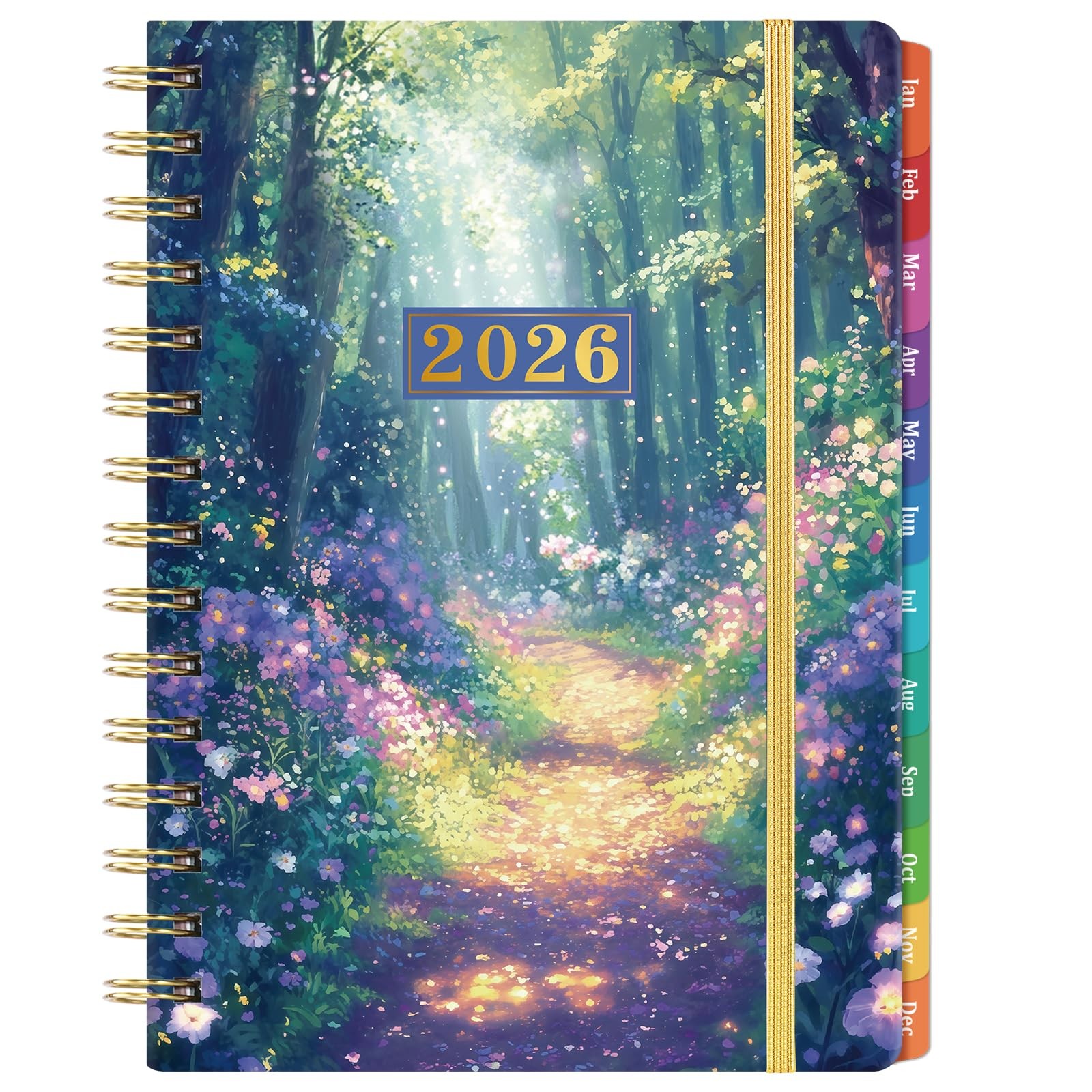 Planner 2026, Jan To Dec 8.5×6.4 Inch, Weekly Monthly, Multicolor