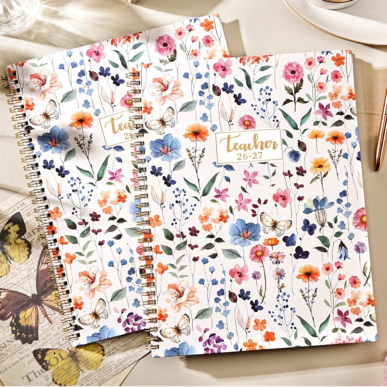 Teacher Planner 2026-2027 – Lesson 8.5“ x 11”, PINK 7