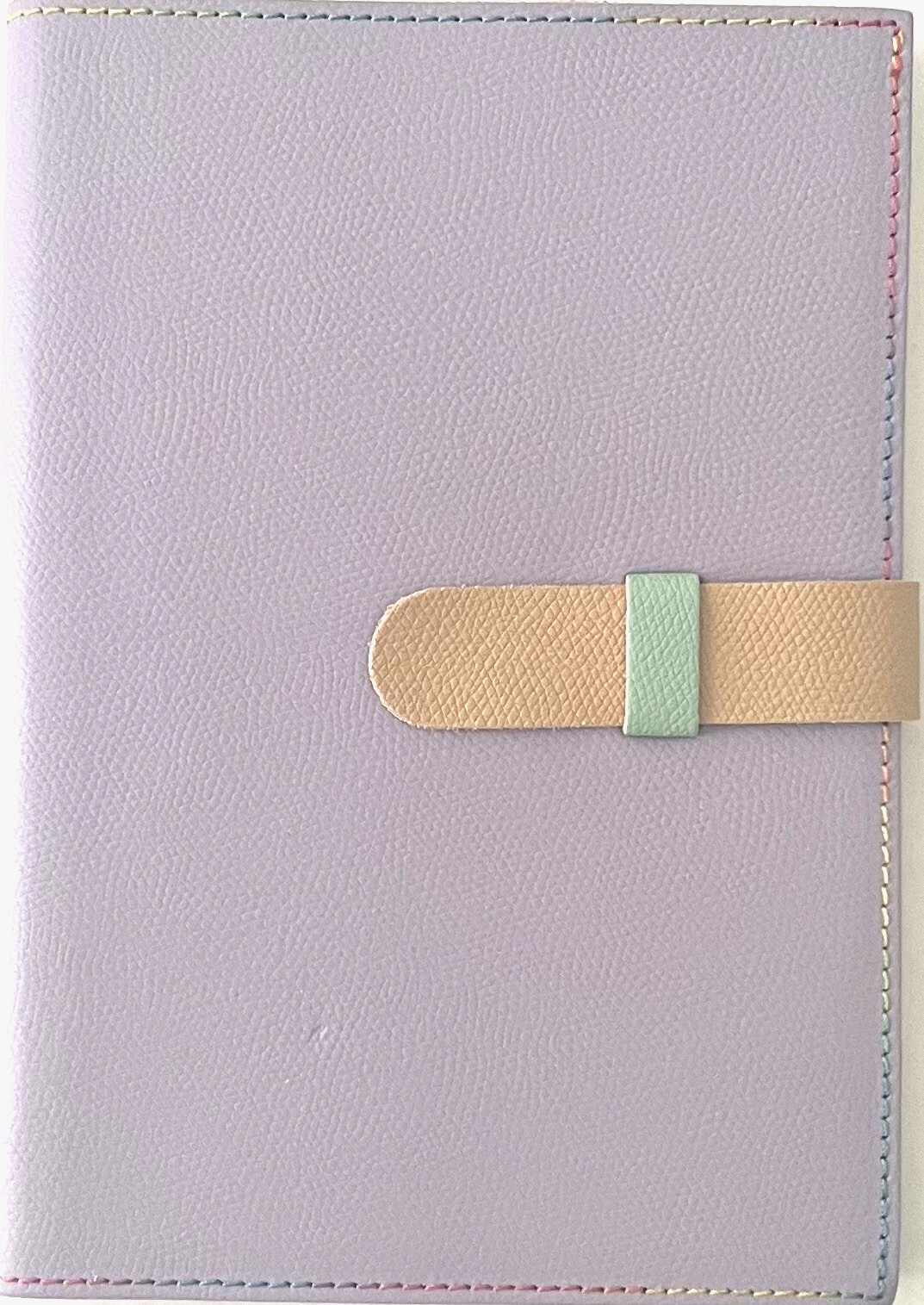 Italian Leather Journal Lilac with Belt Closure, NEW!