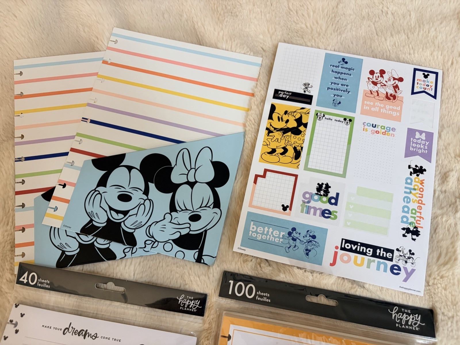 Mickey And Minnie Mouse Happy Planner Accessories