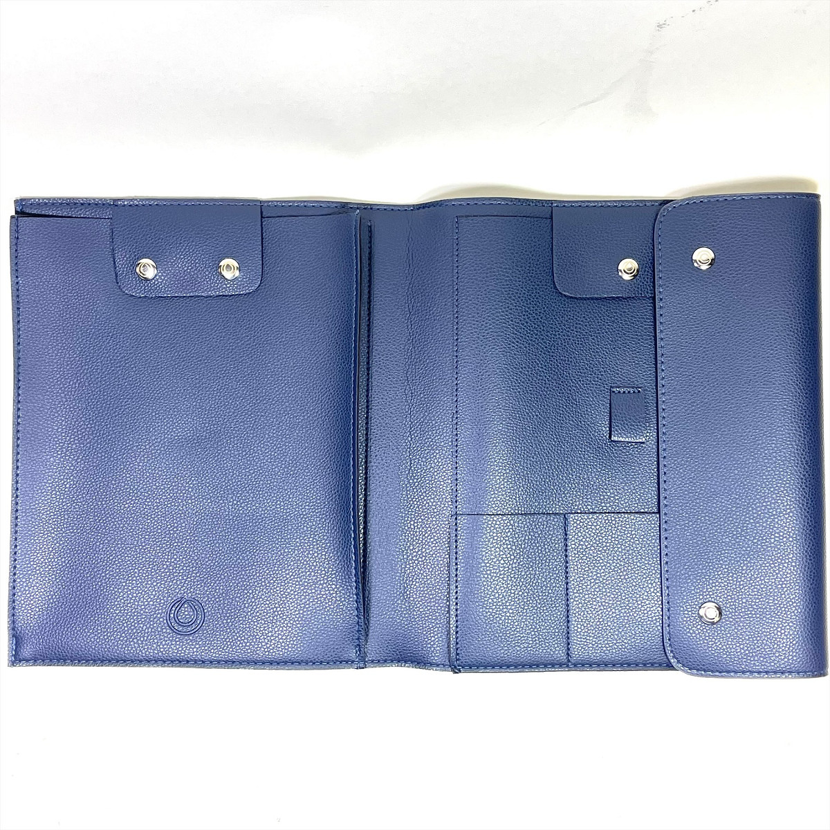 Monat Leather Padfolio Portfolio Organizer Snap Closure