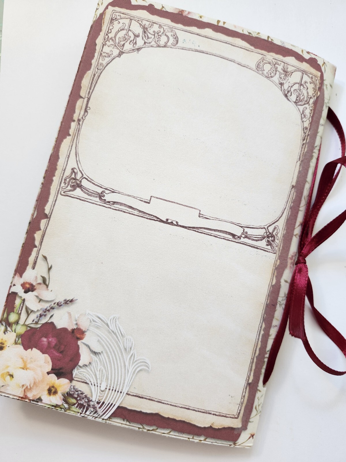 Junk Journal Booklet “SO THIS IS LOVE” Floral, Love & Romance, Music LG 9X6 40pg
