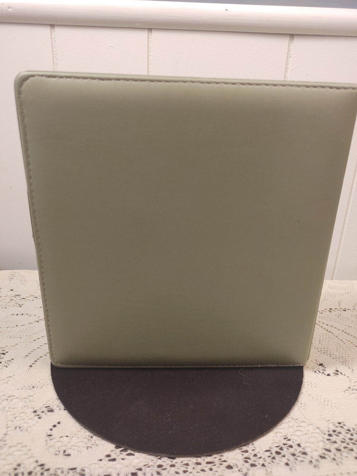 Vintage Longaberger 7-Ring Business Planner Binder Organizer Portfolio (Green)