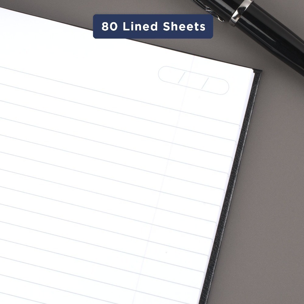 Professional Business Writing Notebook 5×8 Inches Medium Size Black