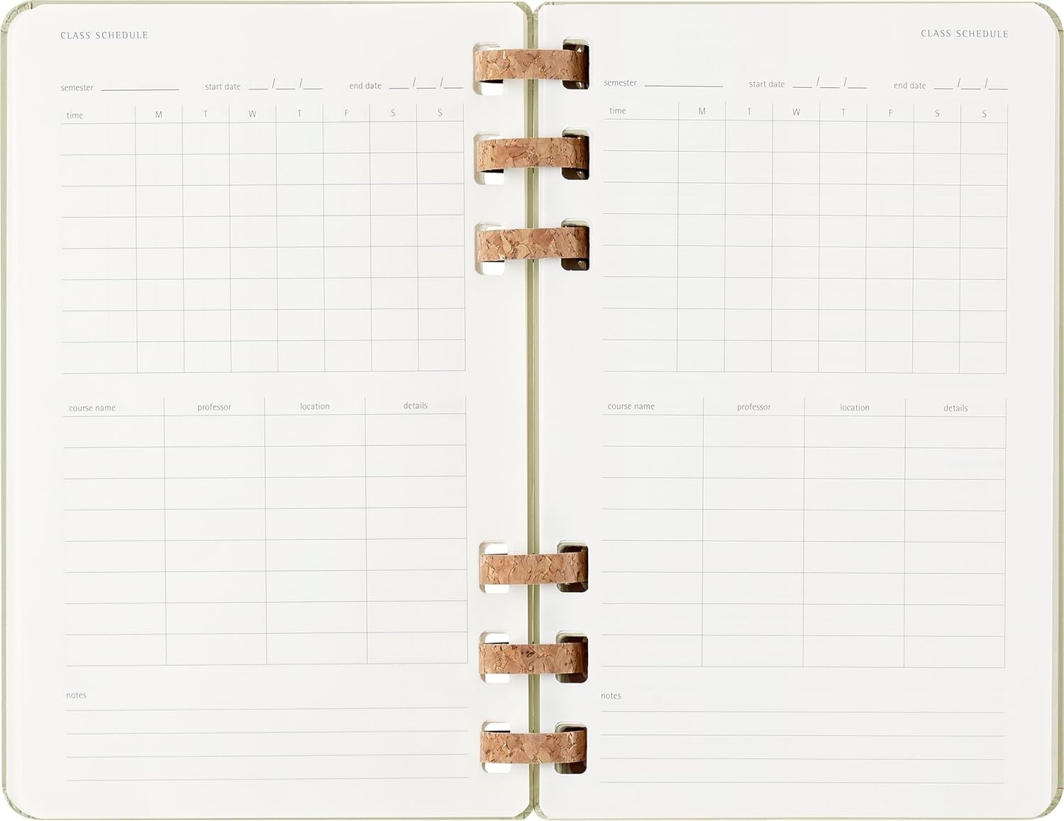 Moleskine Student Life Planner 2025-2026, Weekly and Monthly Spiral 12 Month Dia