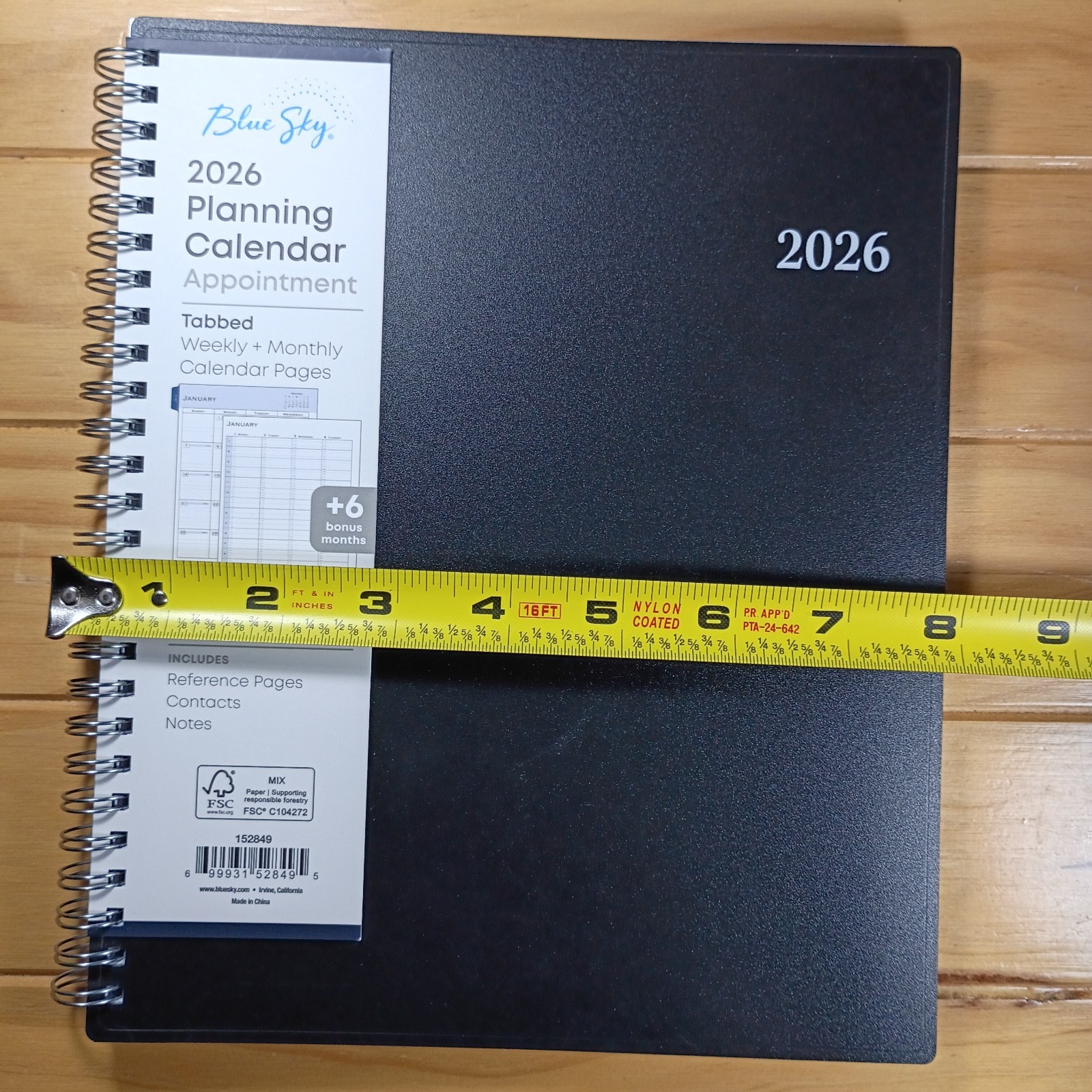 Blue Sky 2026 Planning Calendar Appointment 152849 New