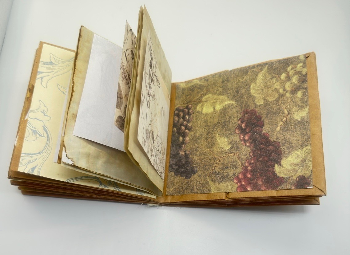Junk Journal Good Things Take Time Brown Paper Bag Medium Coffee Dyed Paper