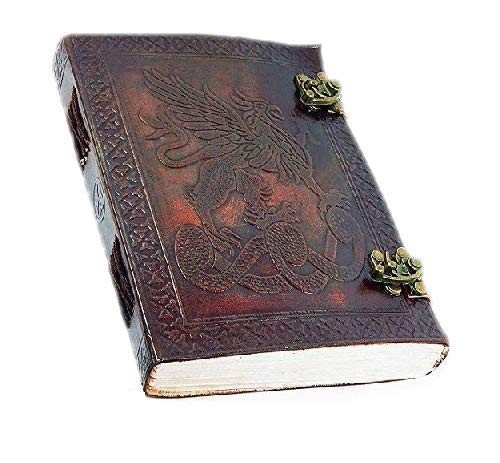 Handmade Vintage Leather Journal Large Sketchbook Diary 200 Pages | Buy 1 Get 1