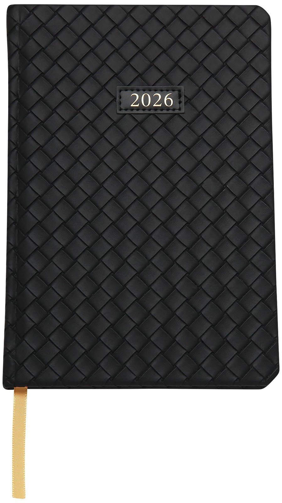 WORLD TRAVELER 2026 Planner – 6×8 Inch Weekly and Monthly 6X8, Black Woven