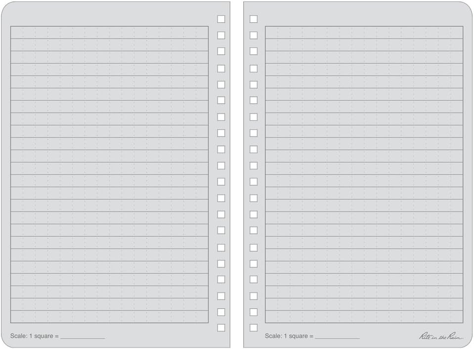 Compact Waterproof Notebook 4.625 Inch x 7 Inch Orange Polydura Cover 3 Count