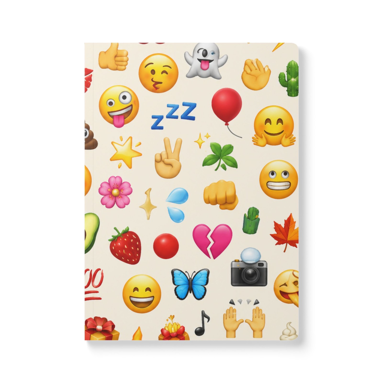 Emoji Pattern Journal | Softcover Notebook