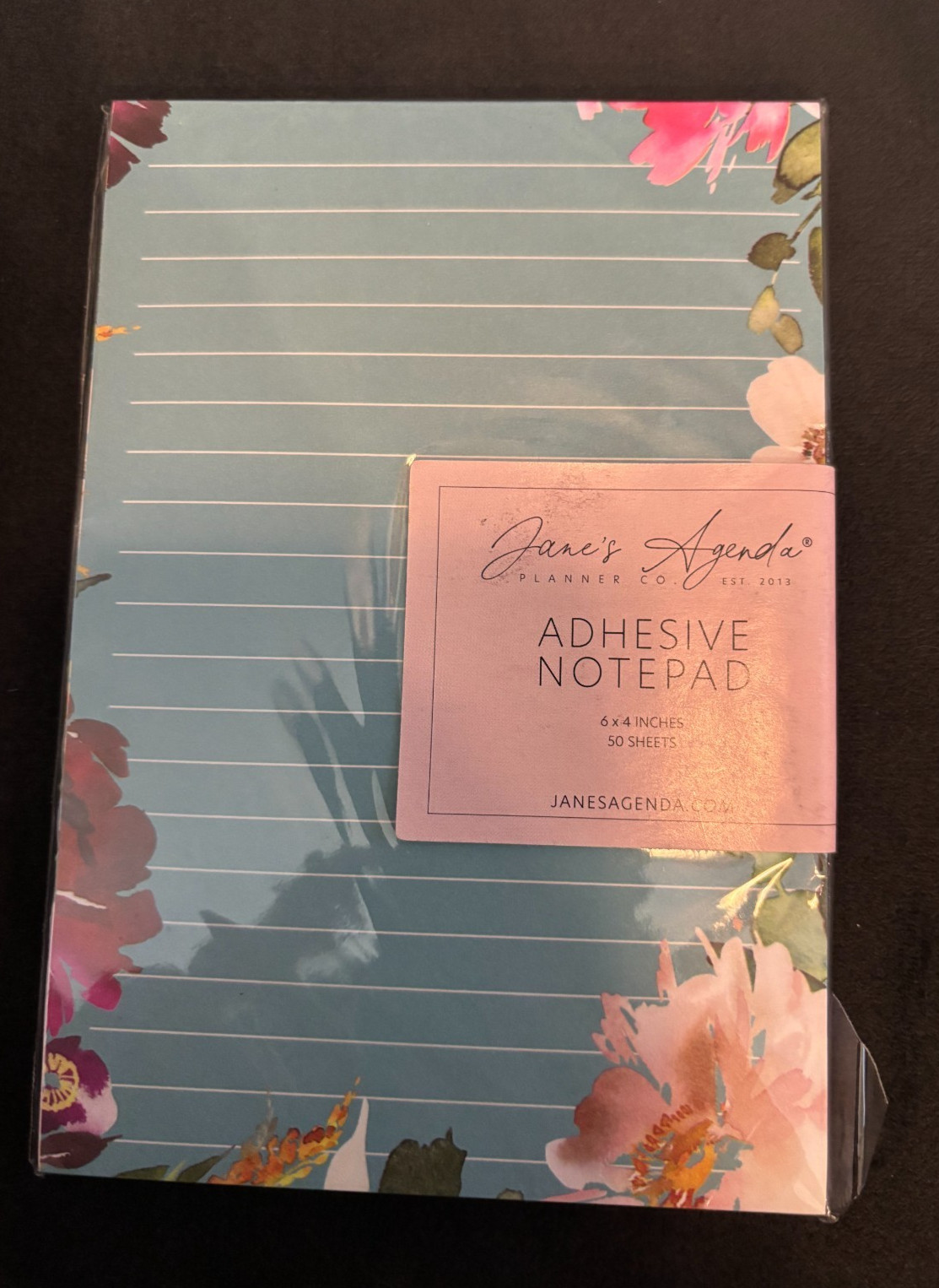 Jane’s Agenda pads – 1 Sticky Note pad & 4 Note pads, 4″x6″, Brand New