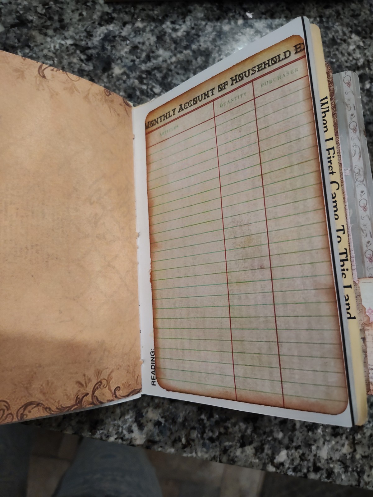 Handcrafted Vintage Journal, Planner, Diary, sketechbook