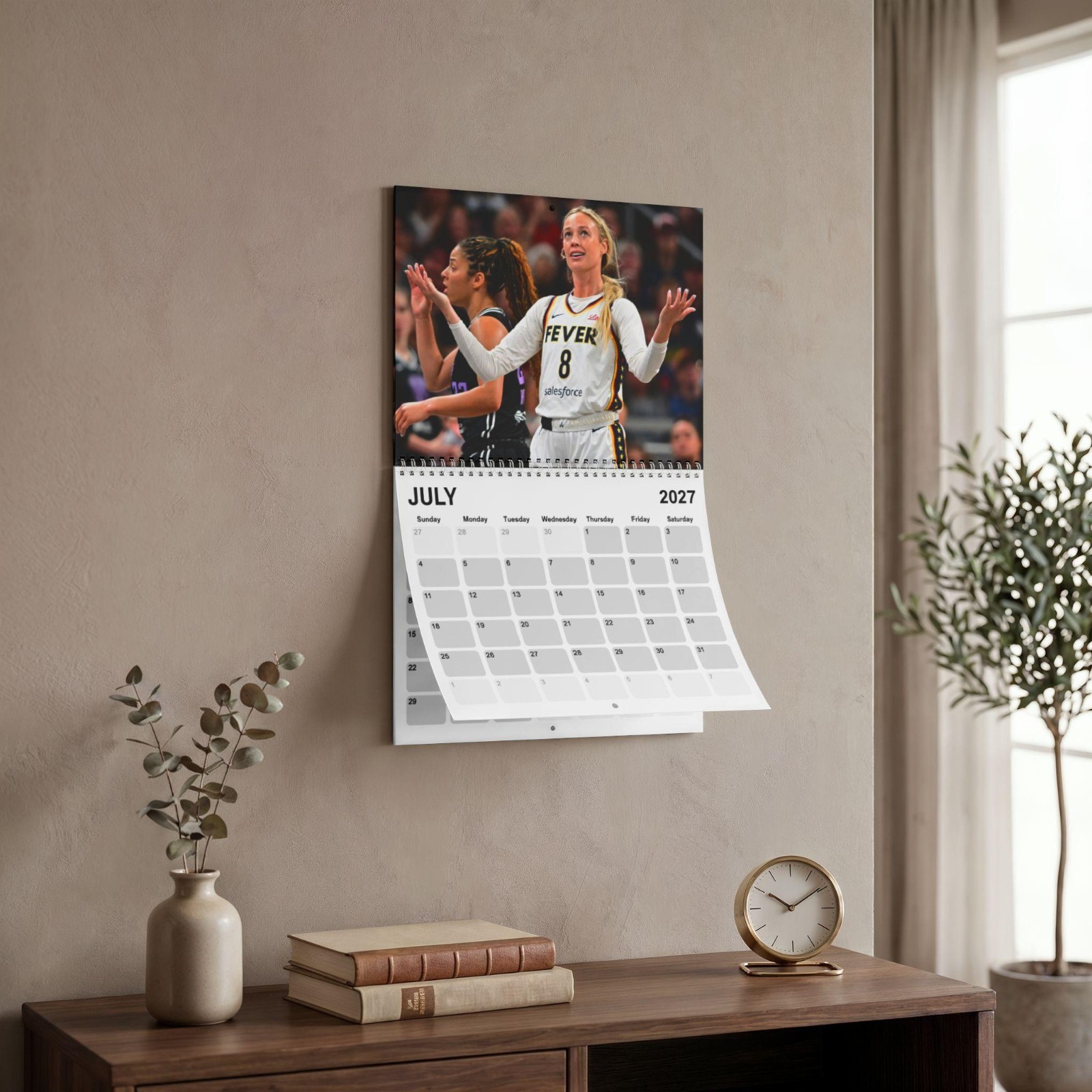 Sophie Cunningham 2026/2027 Wall Calendar | Basketball Fan Monthly Planner Gift