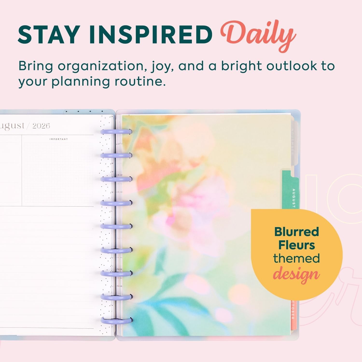 Happy Planner Disc-Bound Planner July 2026–June 2027, Includes 3 Extra and 2…
