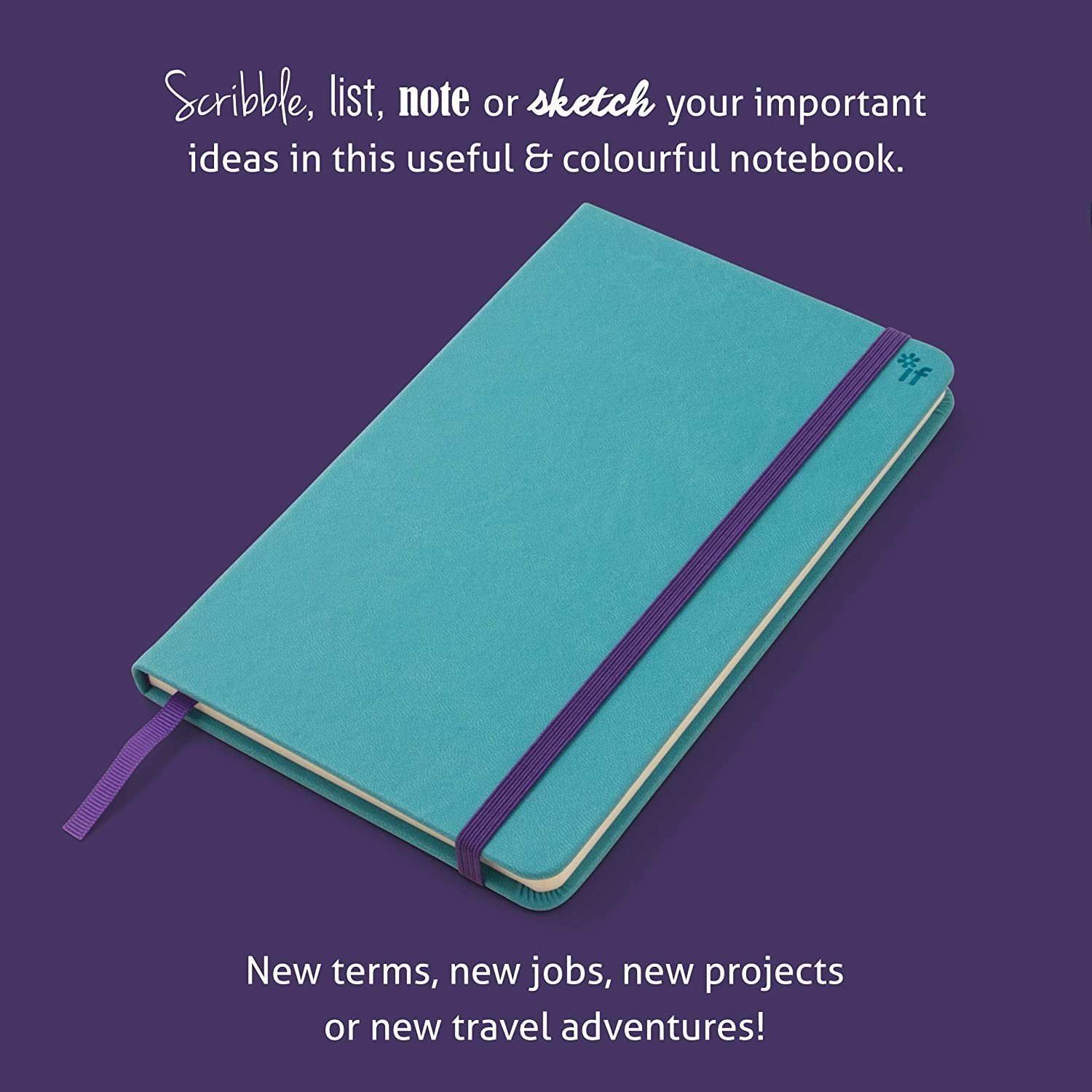 Bookaroo Notebook Journal – Turquoise