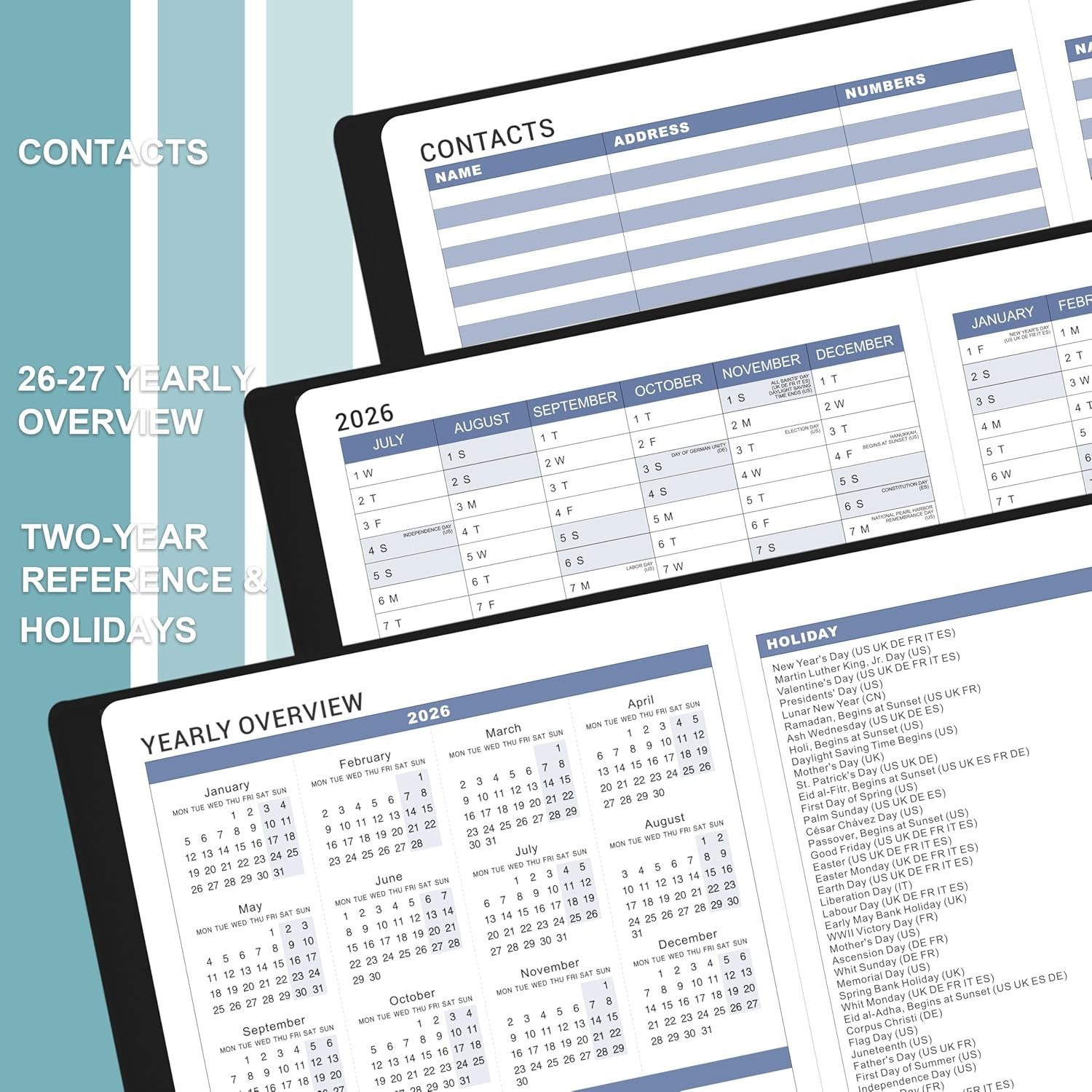 Appointment Book & Planner 2026-2027 – Daily Hourly Planner 2026-2027, 8.5″ x…