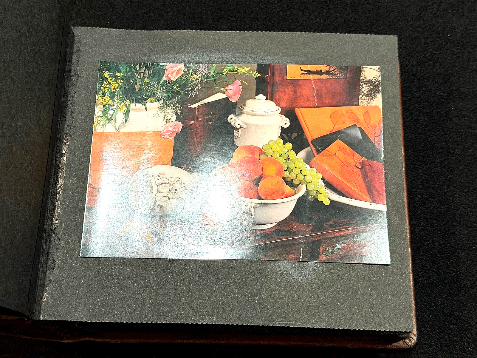 3 Daisy Arts Carved Leather Hand Made Writing Journals Made in Italy 7.5″ x 6.5″