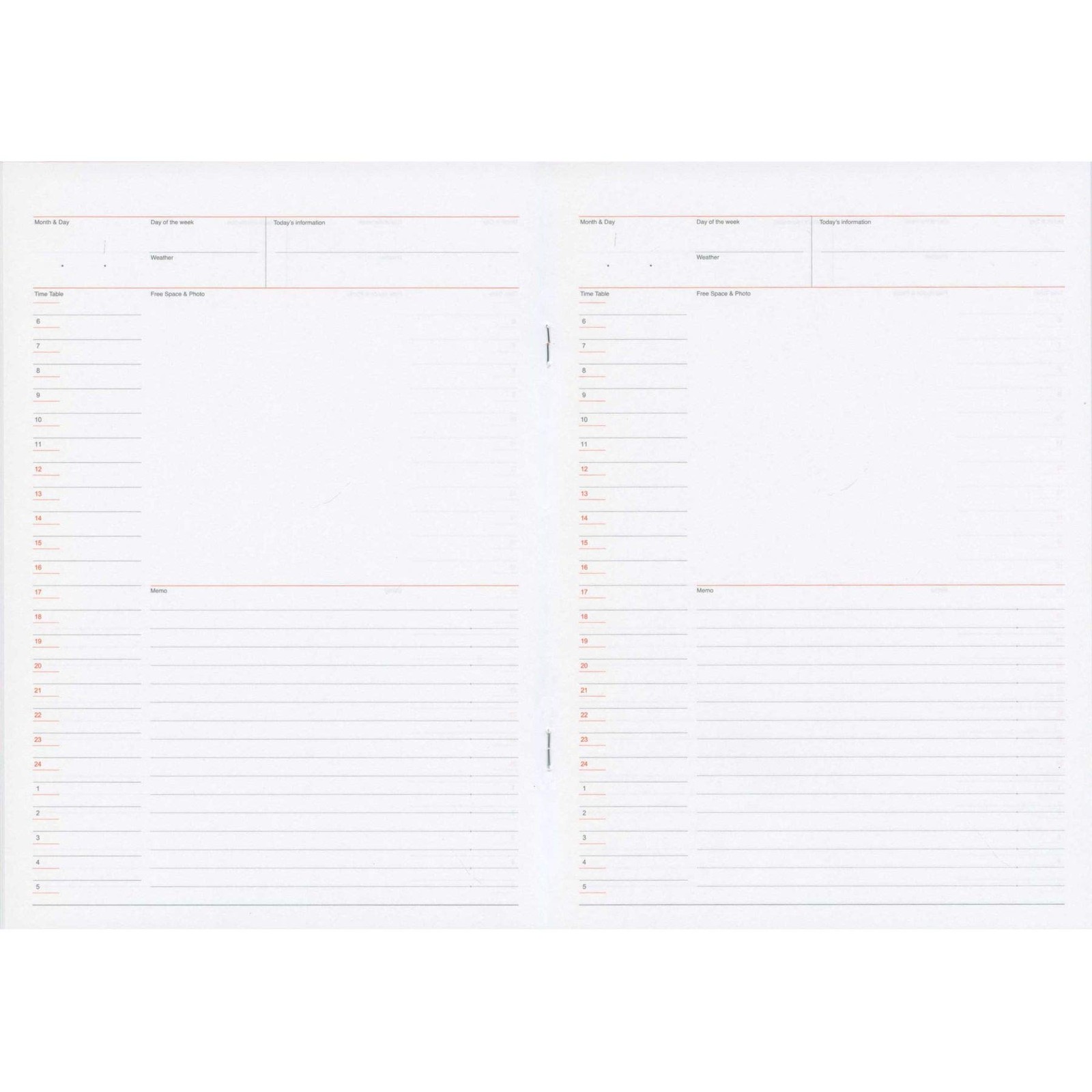 A5 Function Notebook DAILY PLANNER by United Bees (Luddite)