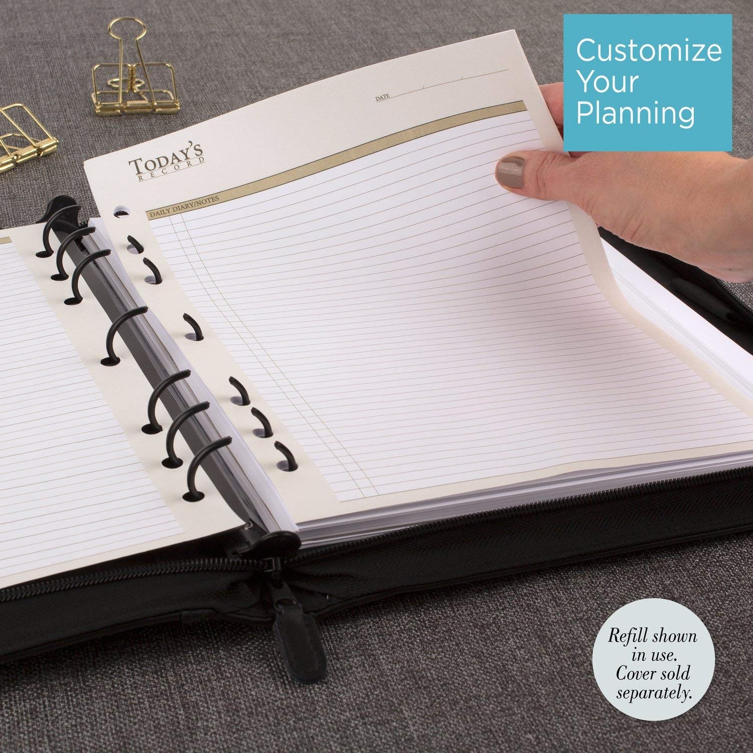 at-A-Glance Undated Daily Planner Refill, 2 Months, 7-Ring, Size 5, White