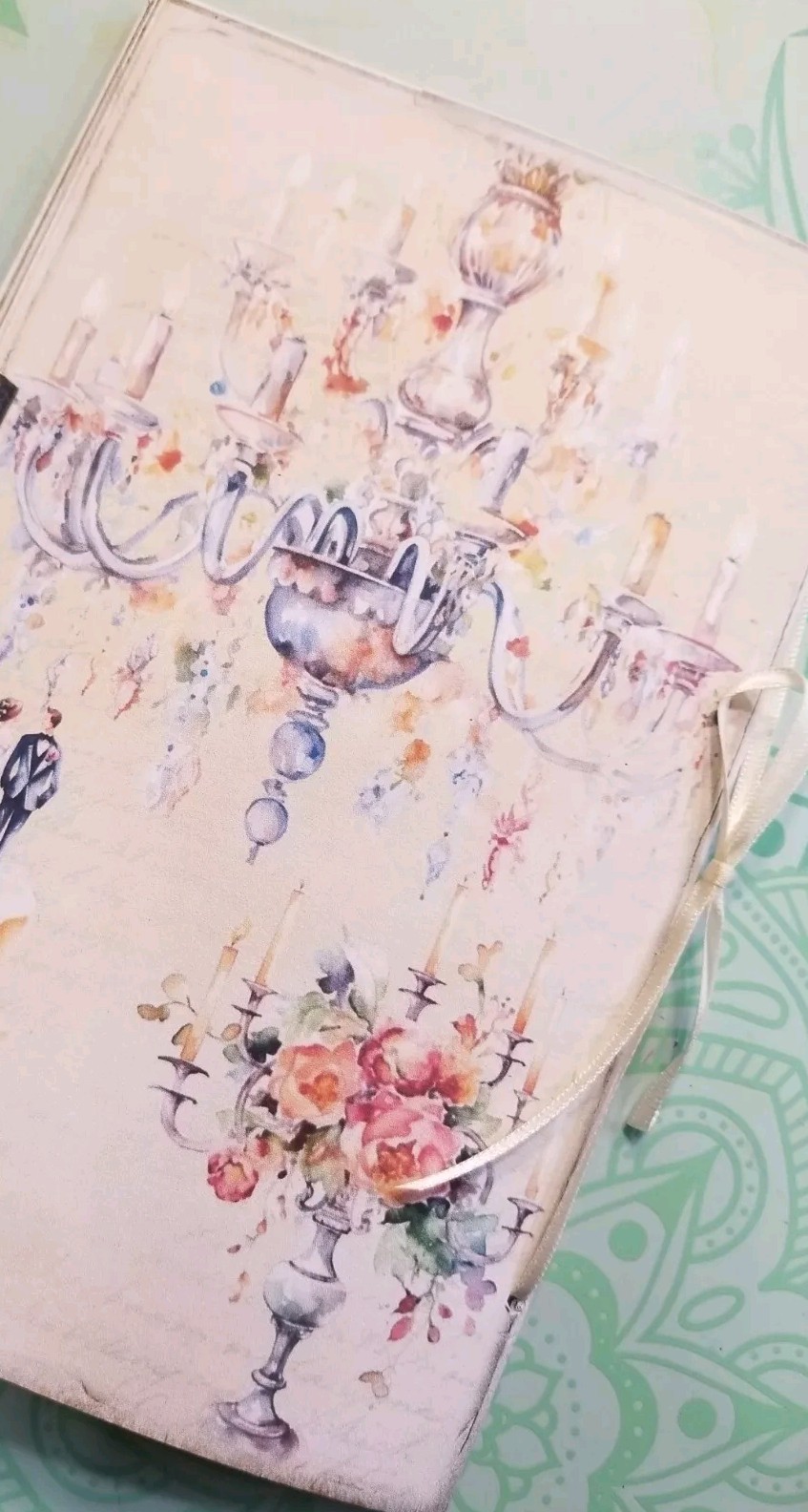 Junk Journal Blank Booklet “I DO” HANDMADE Wedding Cards, Pockets,