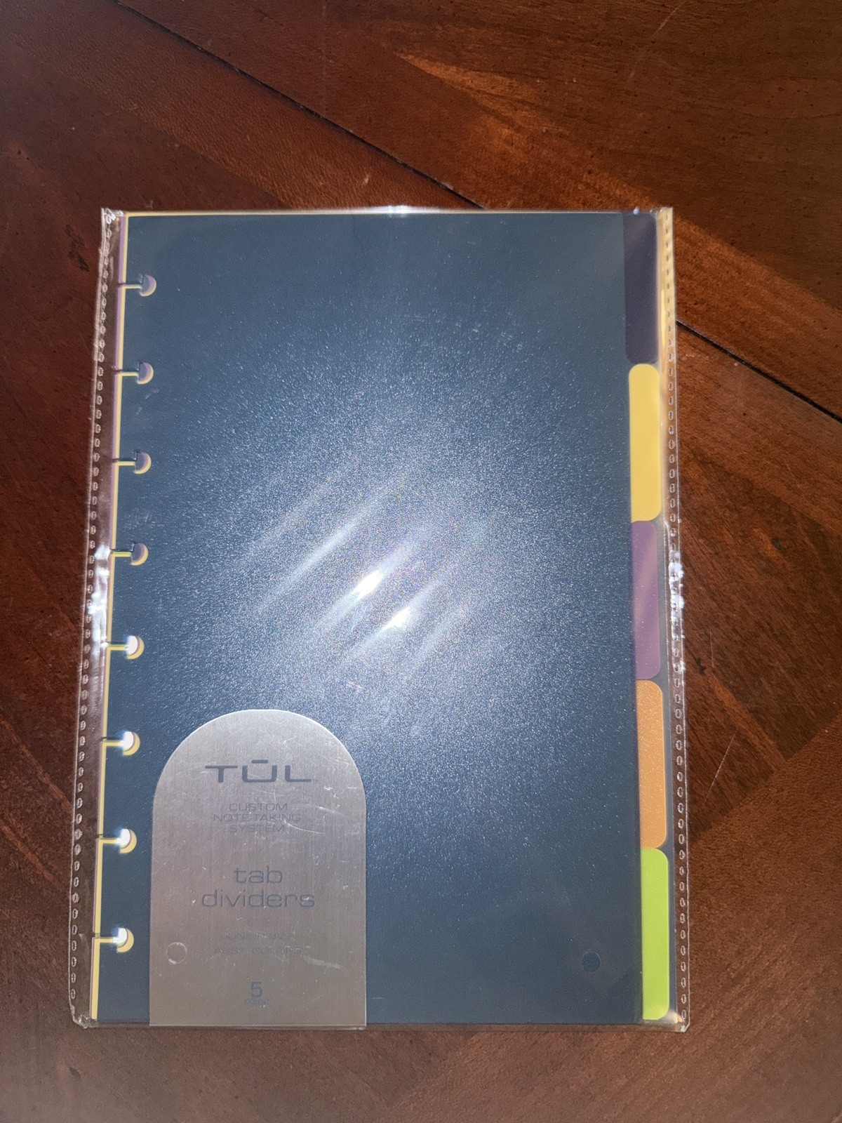TUL® Discbound Tab Dividers, Junior Size, Assorted Colors