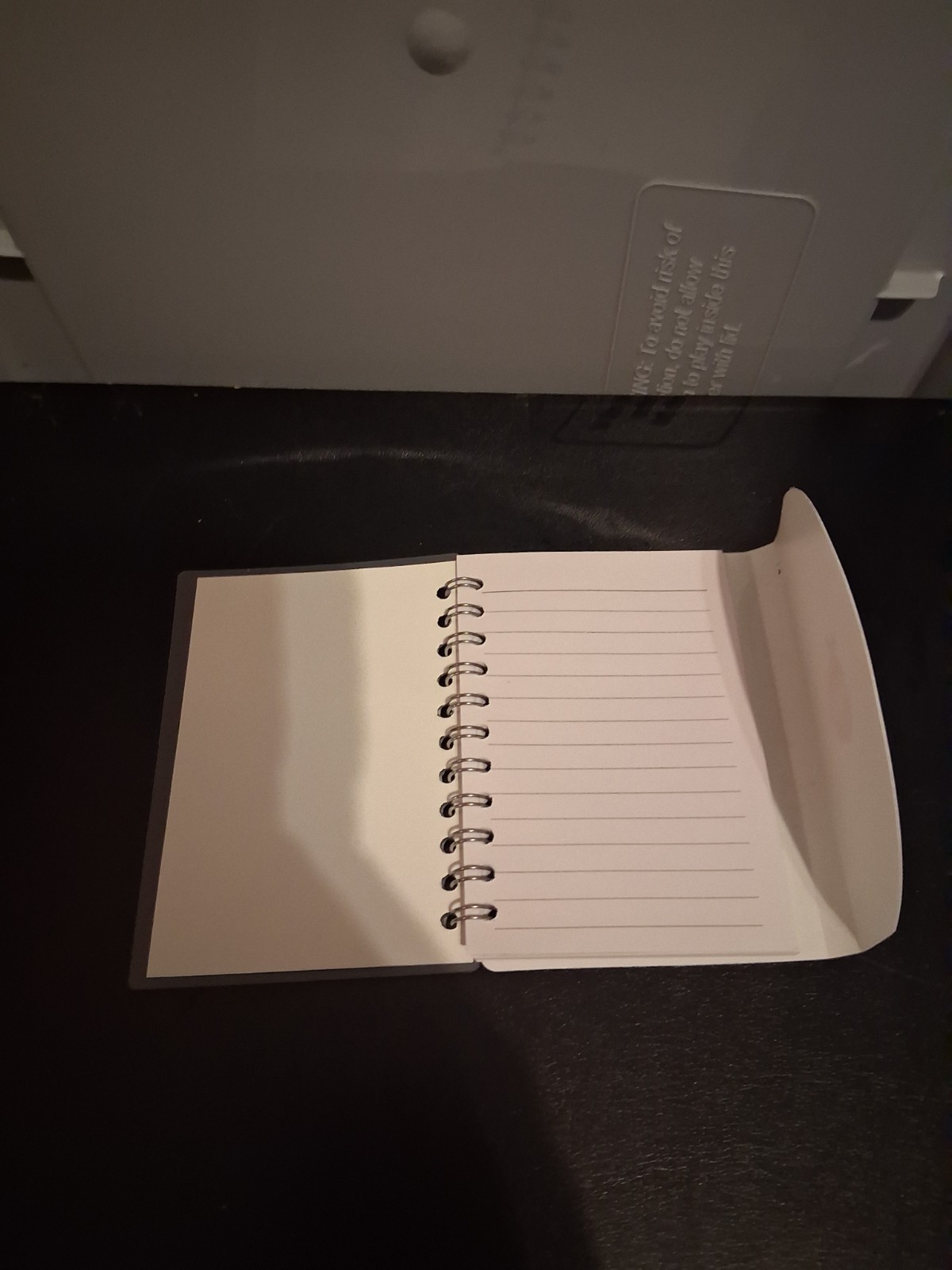 Small Coca-Cola Spiral Bound Pocket Notebook Journal White Plastic Cover
