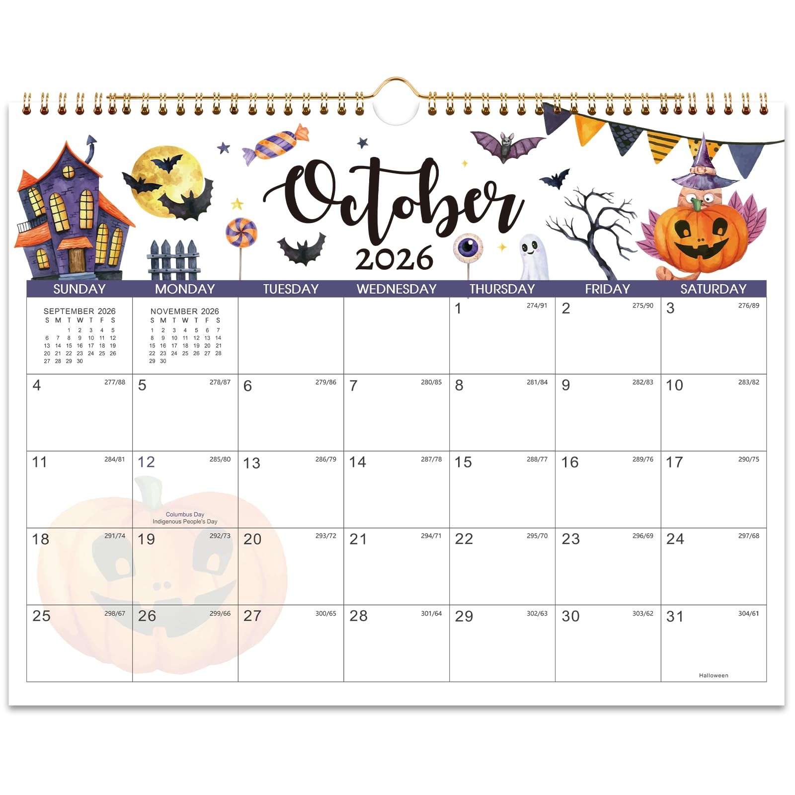 Calendar 2026-2027 – Wall 2026-2027, July 2026 – 14.8” X 11.6”
