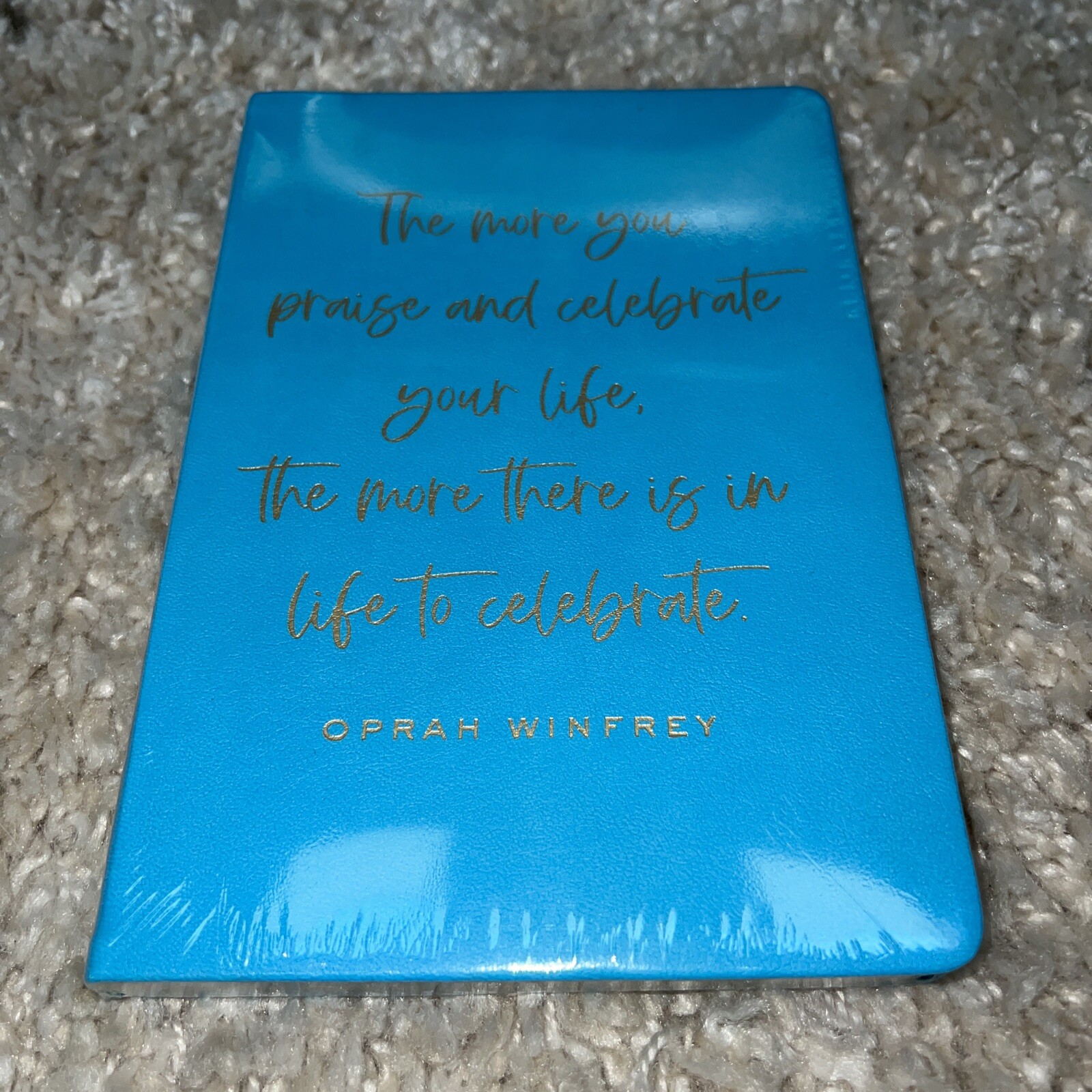 Eccolo Lined Journal Notebook Oprah Winfrey Teal 5.75” x 8.25” 256 Pages
