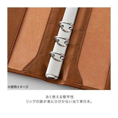 Raymay Fujii Da Vinci Grande Olive Leather System Planner A5 Slim Wine JDA3026Z