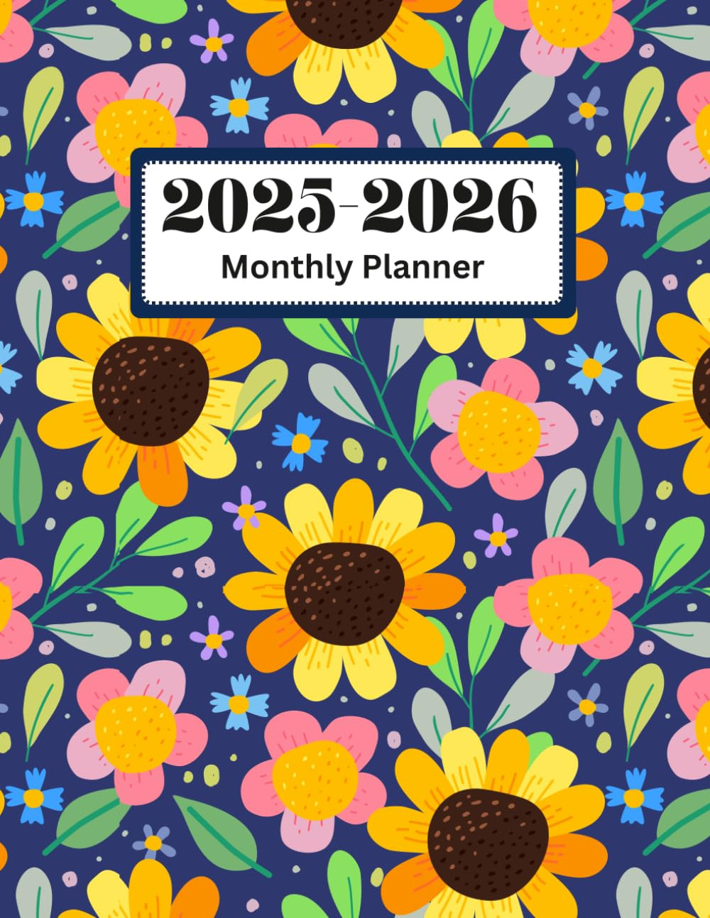Monthly Planner 2025-2026 8,5X11 Inches: Two Year from January 2025 to December