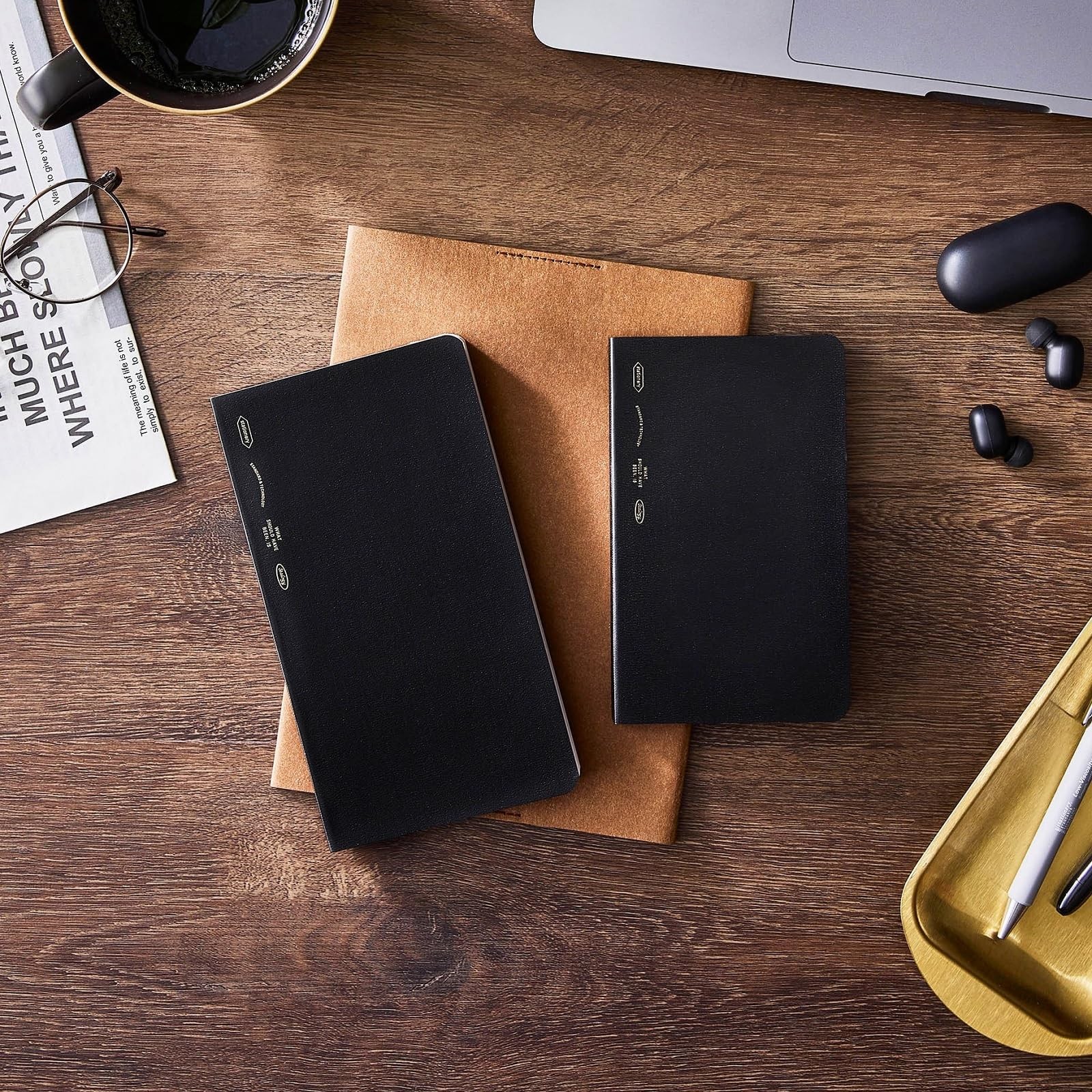 Nitoms STALOGY Notebook B6 Slim Grid 365 Days Notebook Black SS1021 Smart