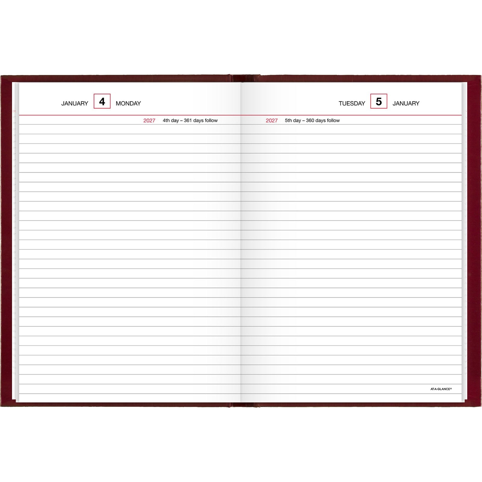 2026 At-A-Glance Standard Diary SD389 Daily Reminder, 5-3/4 x 8-1/4″
