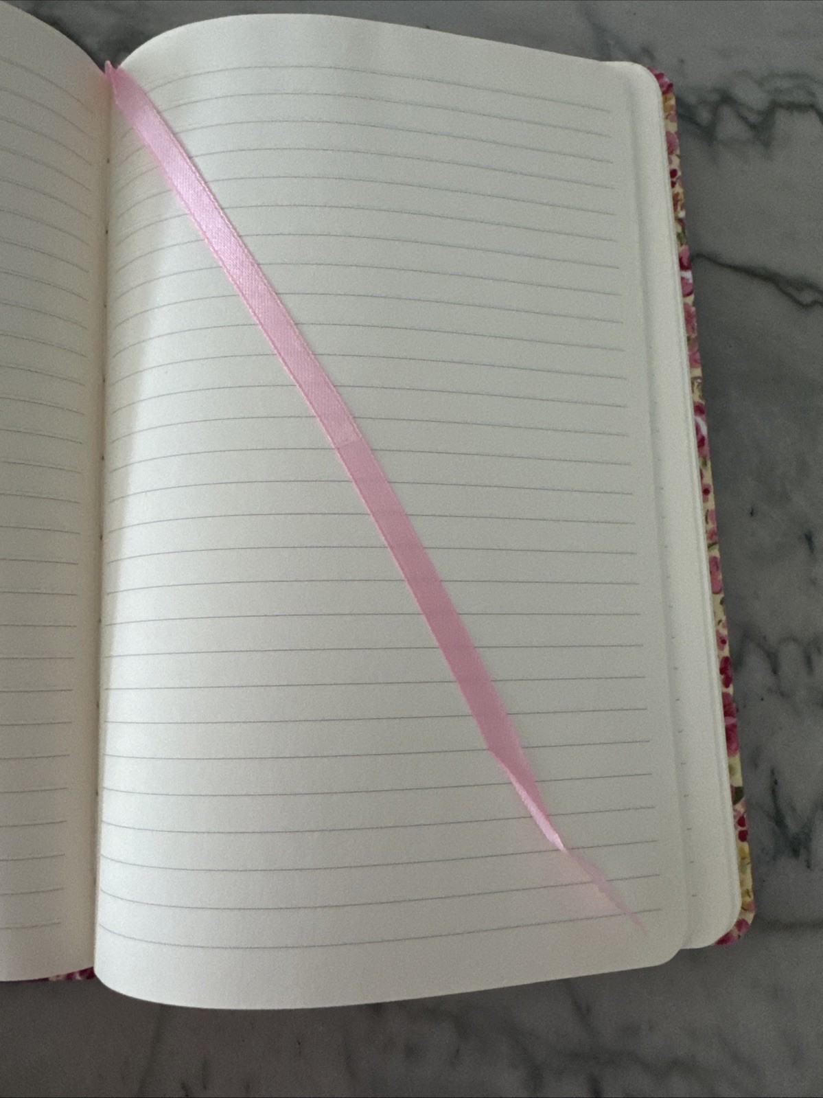 Fabric Type Ruled Notebook with Elastic Band Daiso Japan Journal Book Planner