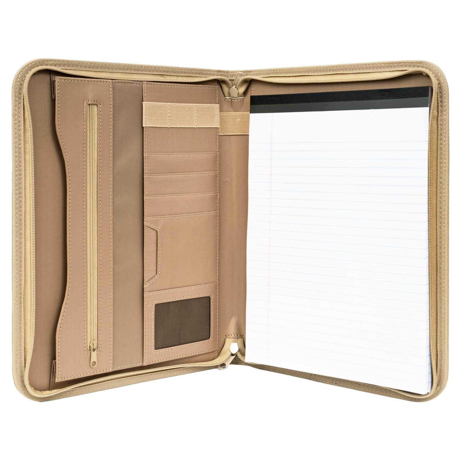 Military Zippered Padfolio and Tactical Notebook Cover with Legal Pad for A4 …