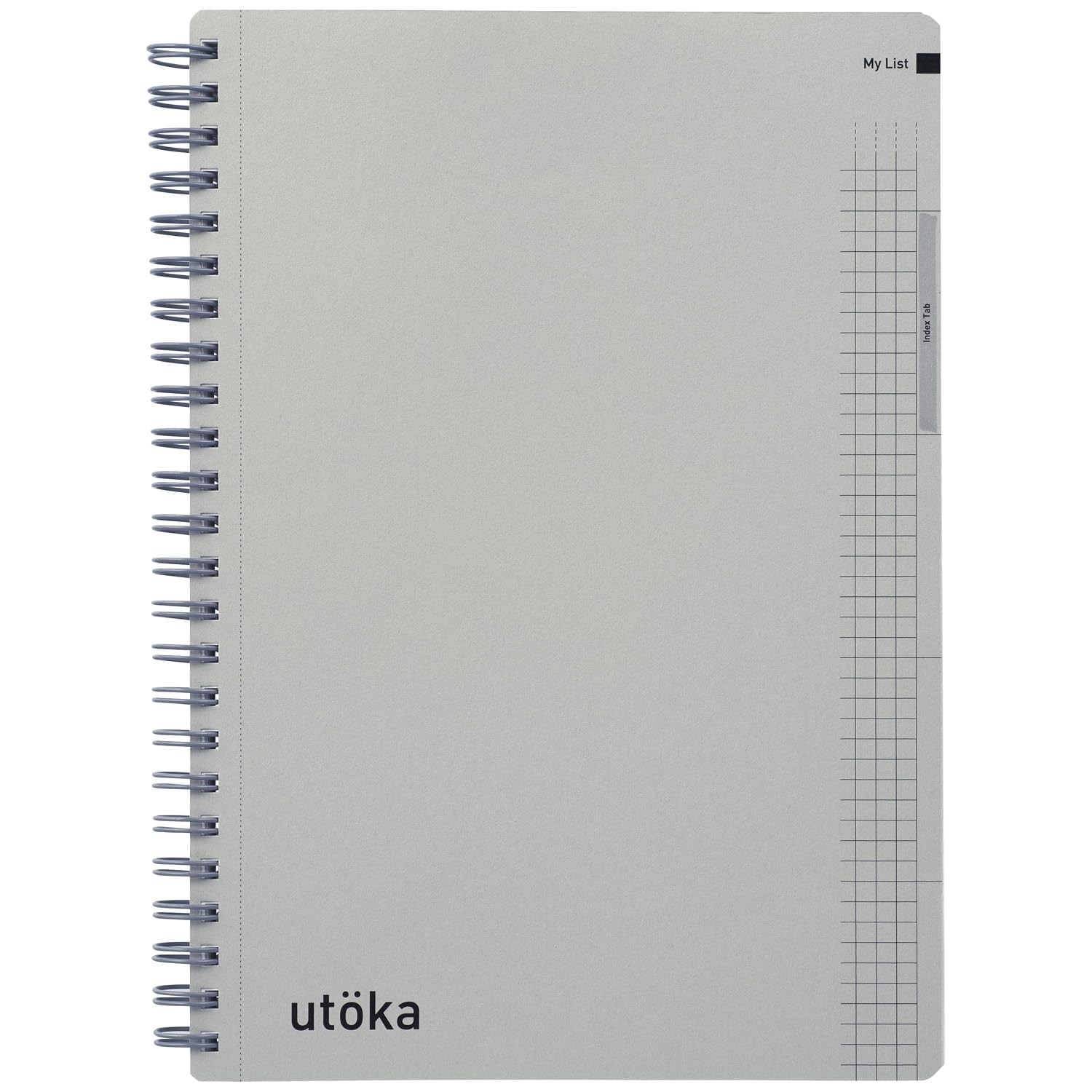 Maruman Utoka Grid Notebook- A5, 5.83″ x 8.27″, 90 Sheets / 180 navy