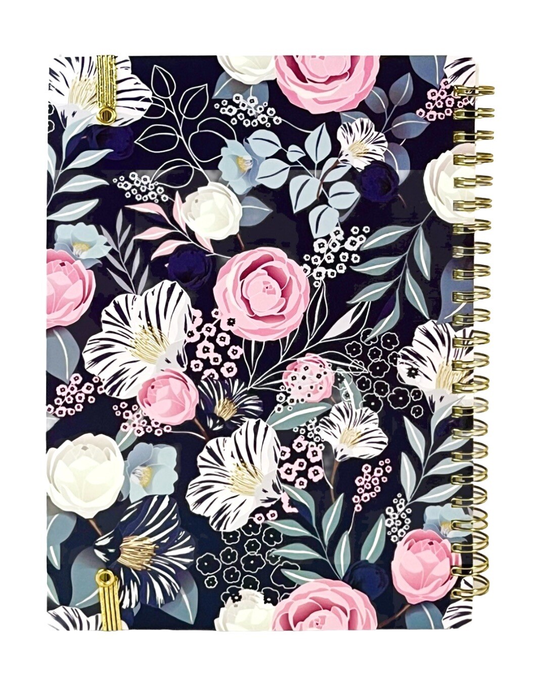 5-Year/60-Month 2024-2028 Monthly Planner Spiral Bound Floral 8.5” x 6.4” NWT