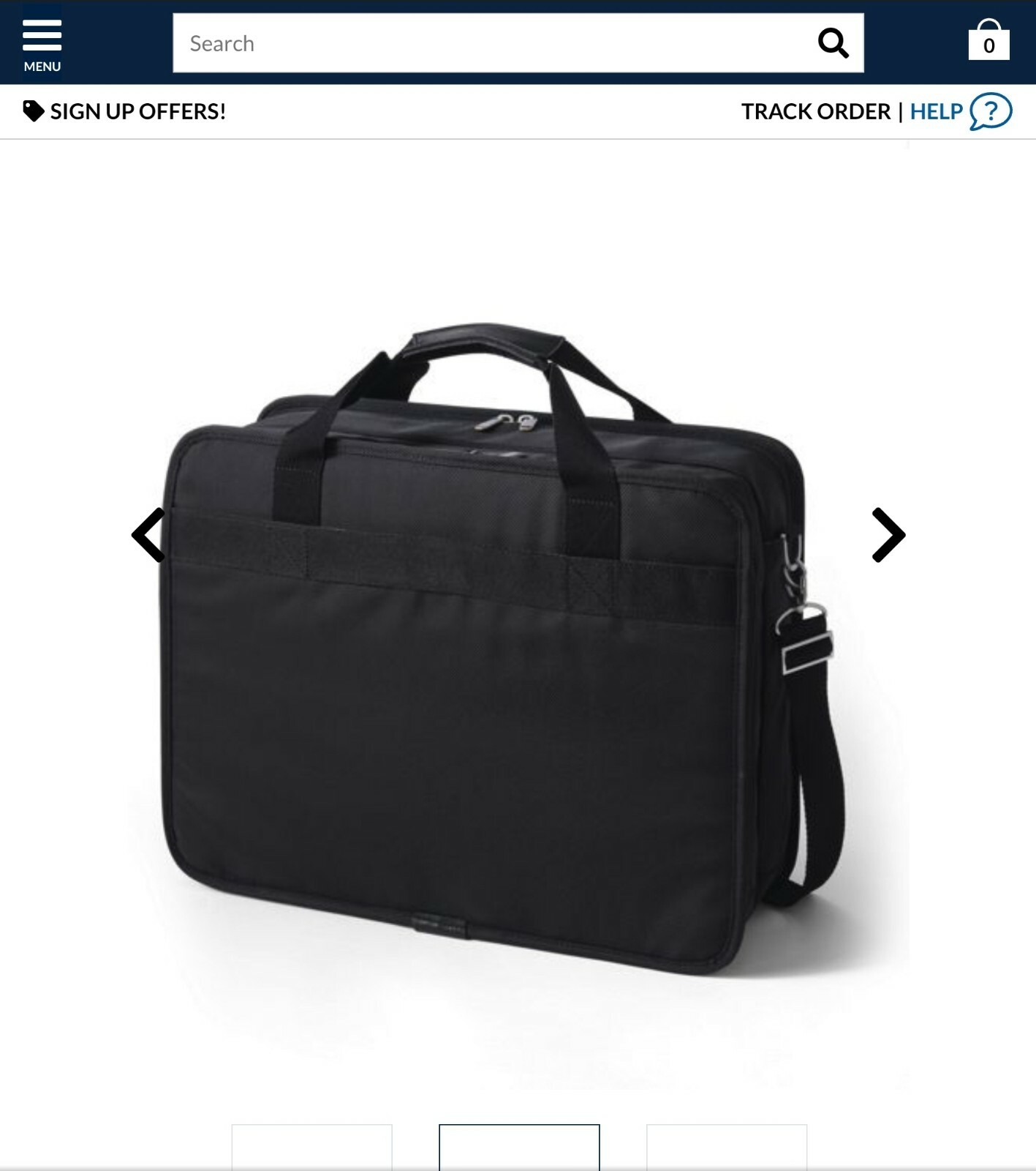UNITED PARCEL SERVICE Brand New Lands End Business Deluxe Briefcase