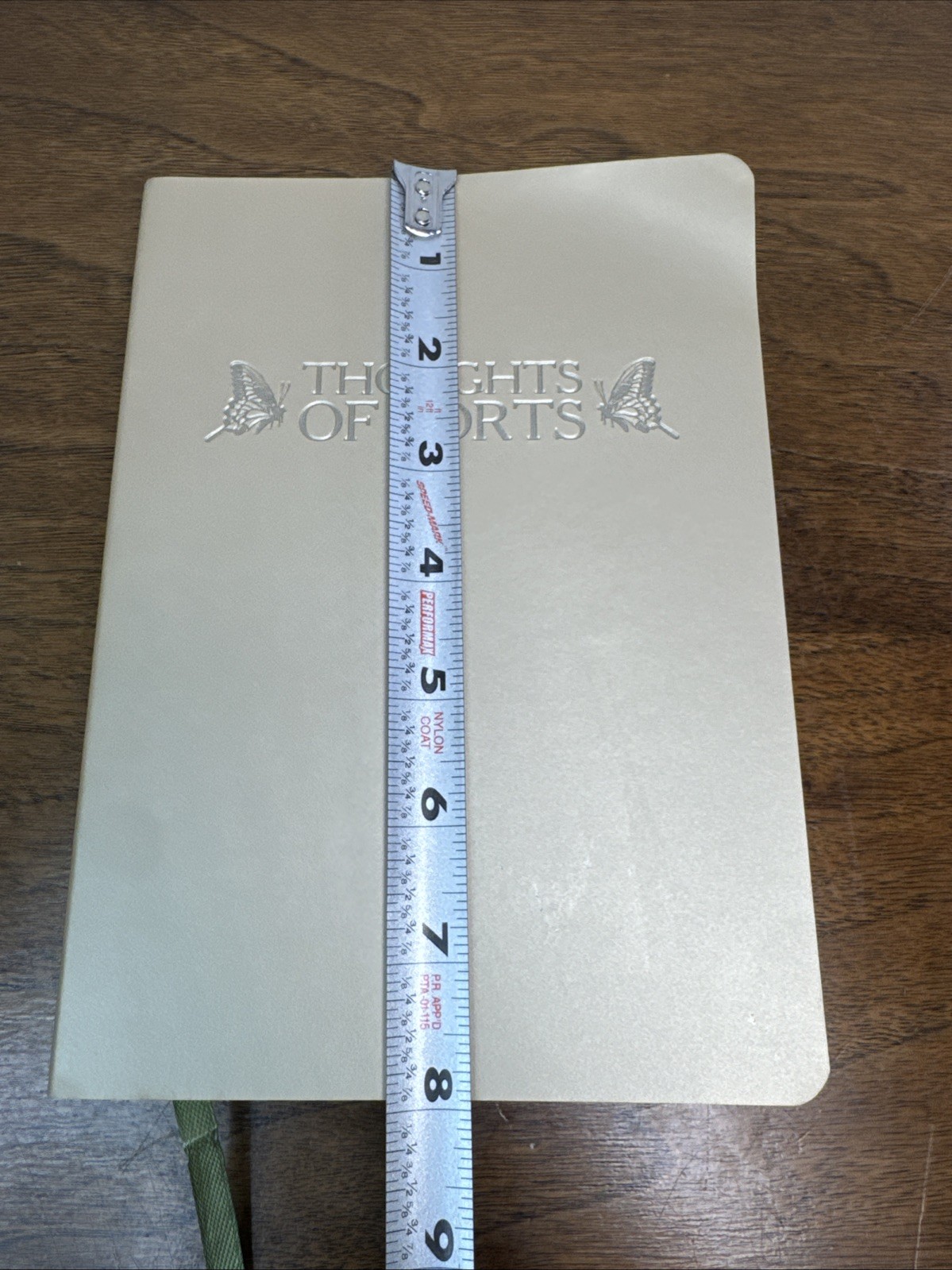 U Style “Thoughts Of Sorts” Floral Edge-Printed Journal, 120 Sheets, 5.75 x 8 in