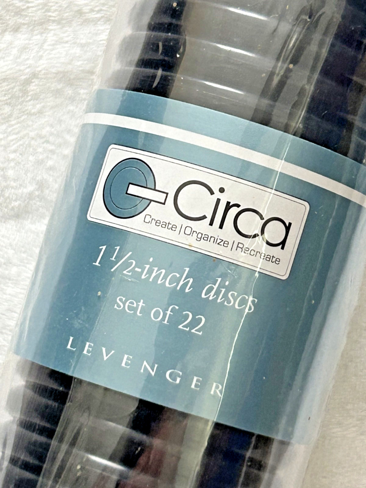 LEVENGER Circa Custom Journal System 1 1/2 Inch Black Discs 22 Count SEALED NEW