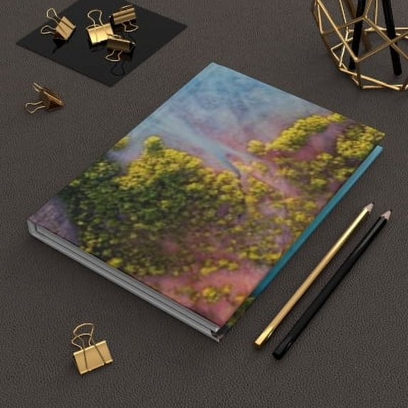 Hardcover Journal Notebook Diary 150 Pages Lined 5.75″x8 Nature Beach Themed